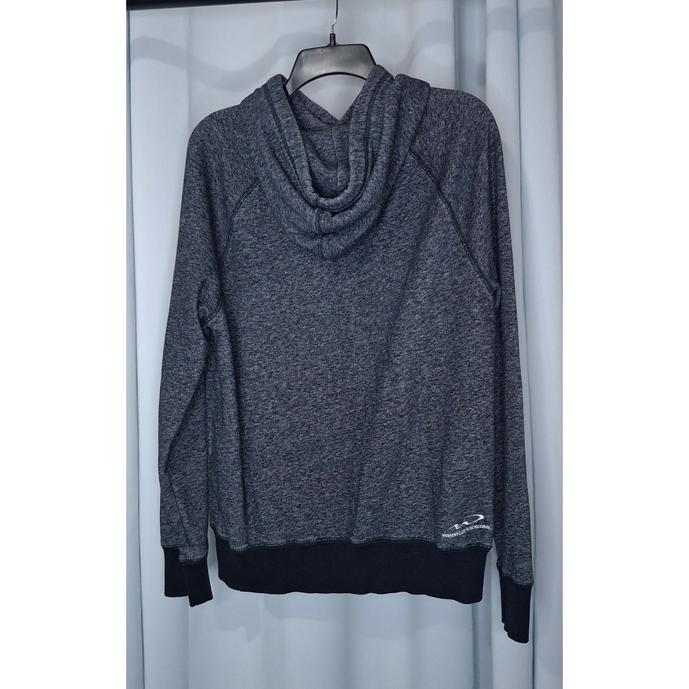 Roots Canada Whistler Blackcomb Hoodie Charcoal Grey Graphic Sweatshirt Small - Picture 4 of 14